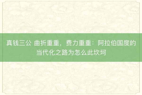 真钱三公 曲折重重,费力重重:阿拉伯国度的当代化之路为怎么此坎坷
