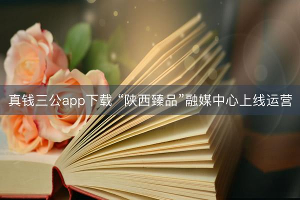 真钱三公app下载 “陕西臻品”融媒中心上线运营
